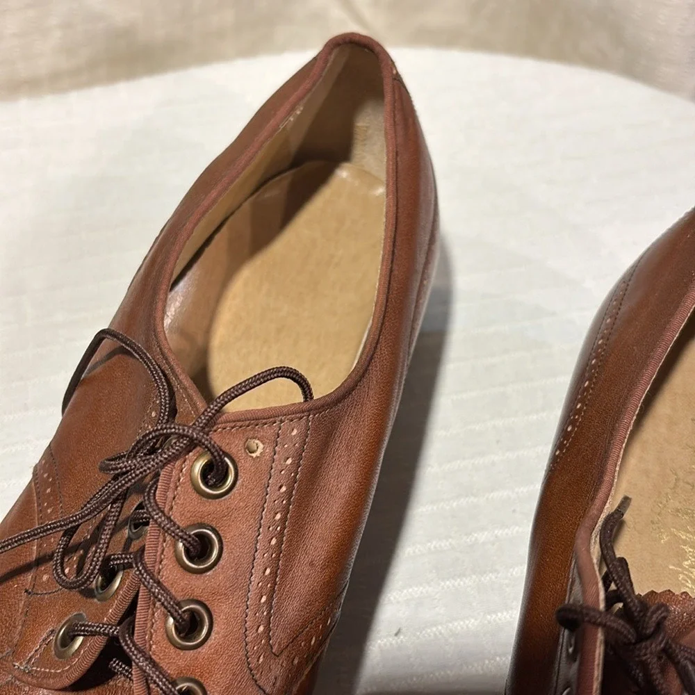 Vintage Miller Barefoot Made In USA Shoe Men's Dress Shoes 10 B/ Brown Pre-Owned